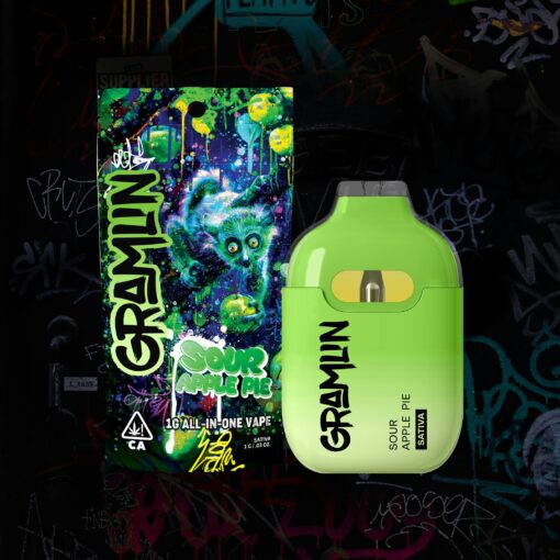 Gramlin Disposable Sour Apple Pie Vape