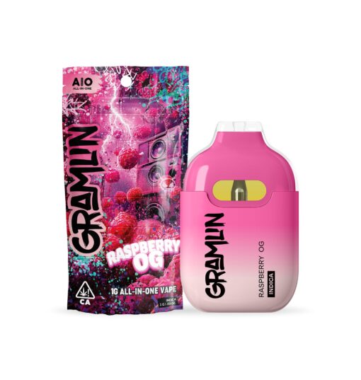 Gramlin Disposable Raspberry OG Vape 2G